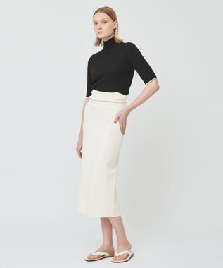 BEIGE， LUPINE / タートルニット Black×Sand