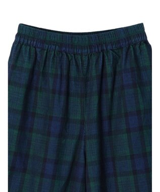 CRAFT STANDARD BOUTIQUE コーデュロイワイドイージーパンツ Check Navy