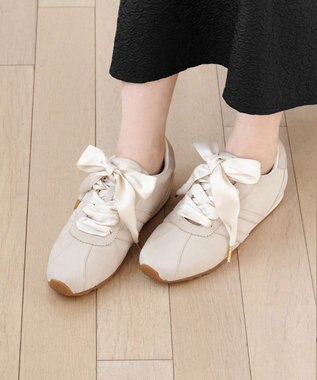 TOCCA 【消臭】TOCCA LOGO SUEDELIKE SNEAKERS スニーカー アイボリー系