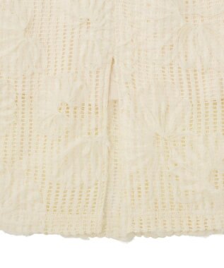 Green Parks 刺繍レーススカート Ecru