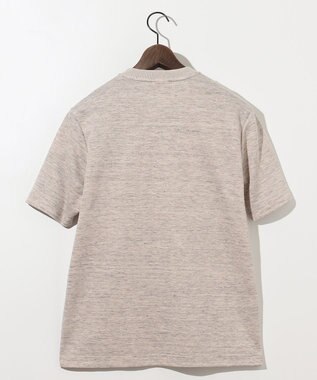 JOSEPH ABBOUD 【リネン素材/吸水速乾/日本素材】リネンハニカム Vネック Tシャツ ベージュ系