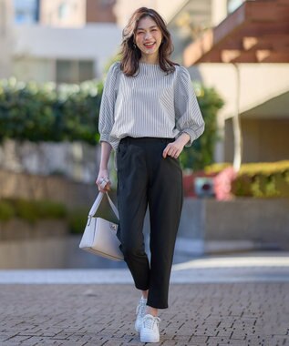 ANY L 【ストレッチ】大人の7daysデイリーパンツ ブラック