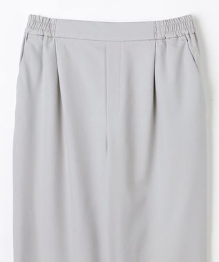 ANY イージーケアライトストレッチテーパードパンツ ライトグレー