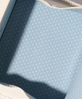 LANVIN en Bleu メラニー 二つ折りBOX財布 ホワイト