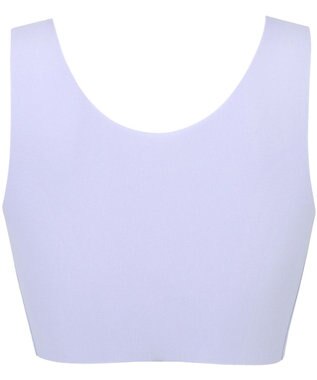 Wing ノンワイヤーブラ 【綿の贅沢】 綿混素材 ラクなのにきれい ハーフトップ KB1031 ウイング／ワコール パープル