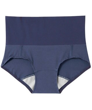 une nana cool 綿ベア天竺 カラーブロッキング サニタリーショーツ BU