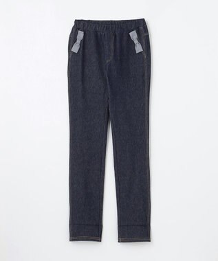 組曲 KIDS 【150-160㎝】デニムニット パンツ ネイビー系