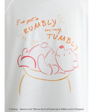 Green Parks Ｗｉｎｎｉｅ　ｔｈｅ　Ｐｏｏｈ／７分袖プルオーバーⅡ White