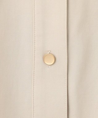 J.PRESS LADIES 【洗える】ツイルジャージー シャツ ジャケット グレージュ系