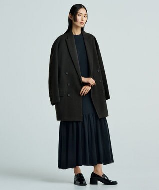 Harvé benard 叶わ ヘリンボーンコート 