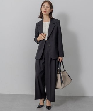 組曲 S 【WEB限定】ジョーゼットシフォンプリーツ ブラウス アイボリー系