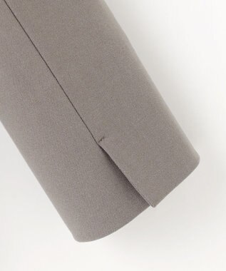 ANY SIS ビューティサーモ2WAYストレッチ ノーカラージャケット グレージュ