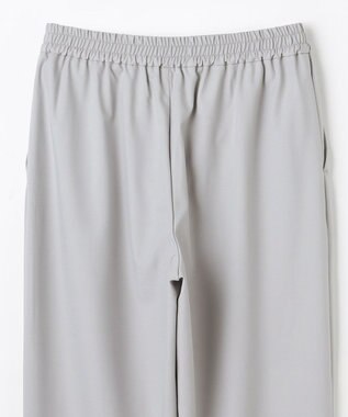 ANY イージーケアライトストレッチテーパードパンツ ライトグレー