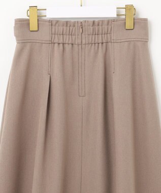 ANY SIS 【洗える】パール調ポイントツイル スカート モカ