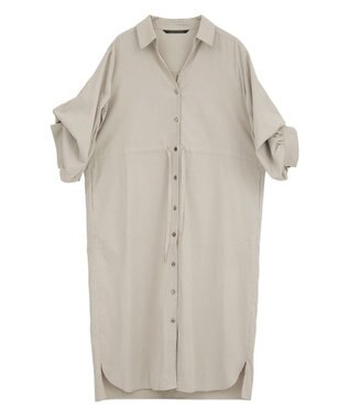 YECCA VECCA 【UVカット】2way袖バルーンワンピース Beige