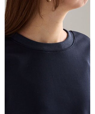 Te chichi プレート付き裏毛PO ネイビー