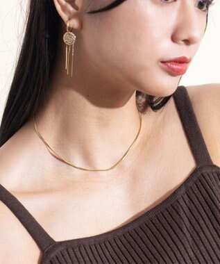 blancotokyo 【金アレ対応アクセ】平スネークネックレス ECHELLE