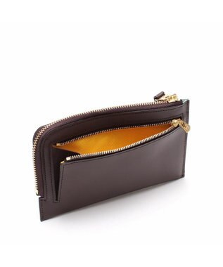 A.D.M.J. 【牛革】セブンティリリィ/オーガナイザーパース ブラウン