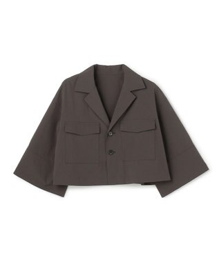 uncrave クールタッチカラータイプライター シャツジャケット ダークブラウン