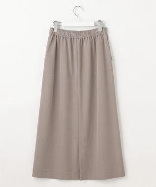 自由区 L 【洗える】ソフトレーヨンツイル スカート モカ