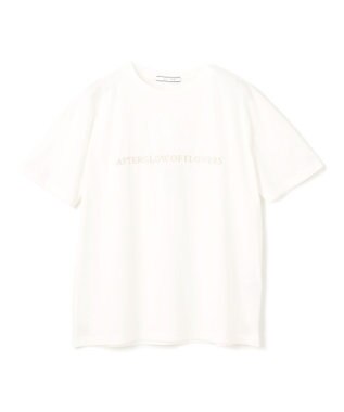BEIGE， 【洗える】CASSIA / オリジナルロゴTシャツ White