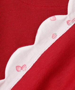 ANY KIDS 【Strawberry Collection】スナップボタン カーディガン レッド