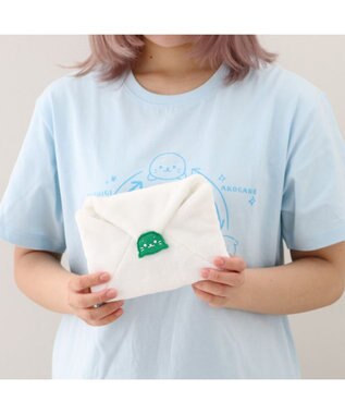 Mother garden しろたん 白いもの おてがみ《 封筒マスコット& メッセージカード》 ホワイト