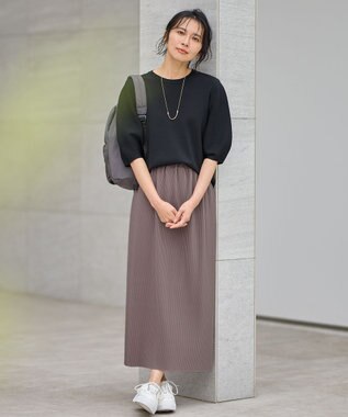 ANY メタルパールレンジネックレス ライトゴールド