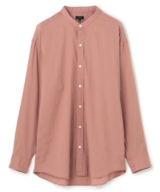 JOSEPH HOMME 【LEON 掲載】リネンストレッチブロード　バンドカラーシャツ ホワイト系