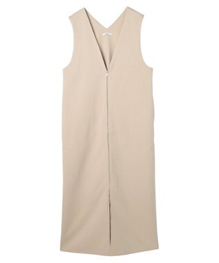earth music&ecology ジップジレワンピース Beige