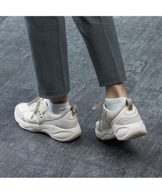 ASICS WALKING ゲルラシーロ レディース 2E相当 オフホワイト×オフホワイト