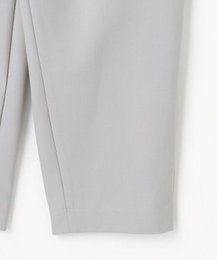 ANY イージーケアライトストレッチテーパードパンツ ライトグレー