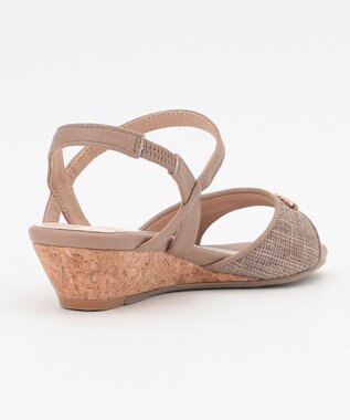 ANY SIS 【美人百花7月号掲載】クラシカルレディプチウエッジ サンダル モカ