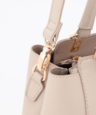 ANY SIS 【2WAY】ノーブルミディ トートバッグ ベージュ