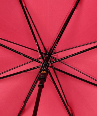 MOONBAT LANVIN en Bleu 【耐風】長傘 サテンプリントフラワー ローズピンク