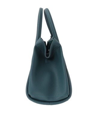 YECCA VECCA 【cache cache】ハンドルシュリンクトート Blue