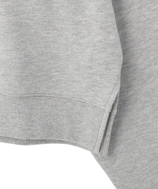 Green Parks オーバーサイズロゴ裏毛プルオーバー Gray Mixture