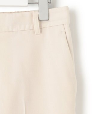 23区 【CLASSY.1月号掲載】ウールミルドストレッチ テーパードパンツ アイボリー