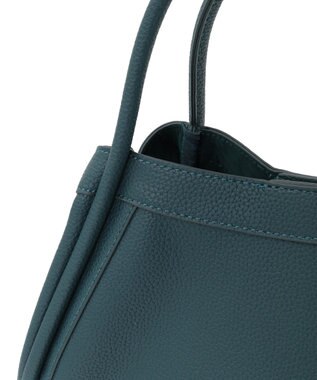 YECCA VECCA 【cache cache】ハンドルシュリンクトート Blue