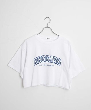 WEGO 【新色追加/手洗い可】グラフィックショートT ホワイト