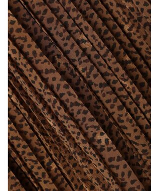 Green Parks シフォンＪＱアソートプリーツスカート Leopard