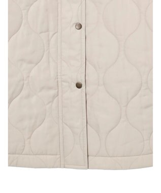 CRAFT STANDARD BOUTIQUE キルティング切替フードコート Beige