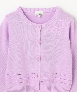 組曲 KIDS 【110-140㎝】クラシック カーディガン ラベンダー