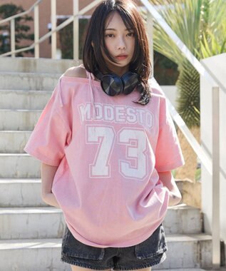 WEGO ２WAYグラフィックワンショルBIGT 柄4