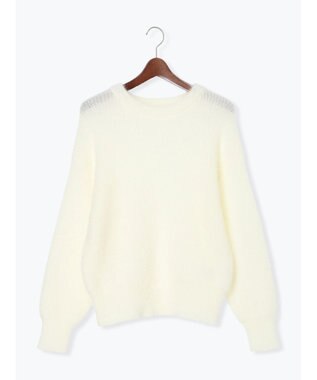 Te chichi キャットヤーンニット オフホワイト