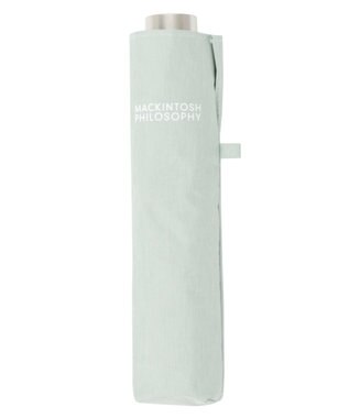 MOONBAT 【フワクール生地使用/軽量】MACKINTOSH PHILOSOPHY 遮光 晴雨兼用 折りたたみ日傘 シャンブレー ライトグリーン