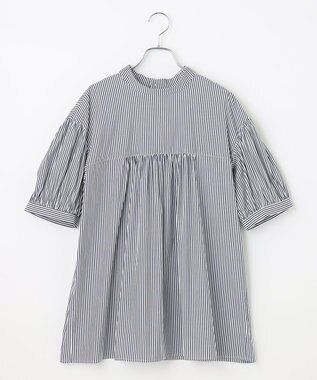 #Newans 【ANSWER for コンサバフェミニン】マルチウェイビッグリボンブラウス ネイビーストライプ系