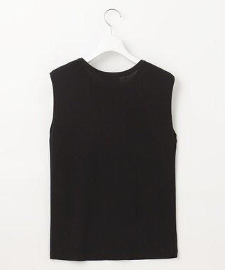 J.PRESS LADIES L 【洗える】ニット タンクトップ ブラック系