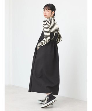 earth music&ecology バックオープンキャミワンピース Black