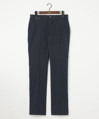 JOSEPH ABBOUD 【ウエストも伸びる/Eco撥水】オーガニックマイクロピケストレッチ パンツ ネイビー系
